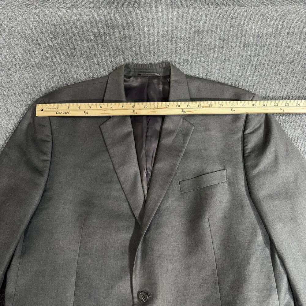 Michael Kors Blazer Mens 48L Gray Two Button Sport Coat Jacket Lined Classic
